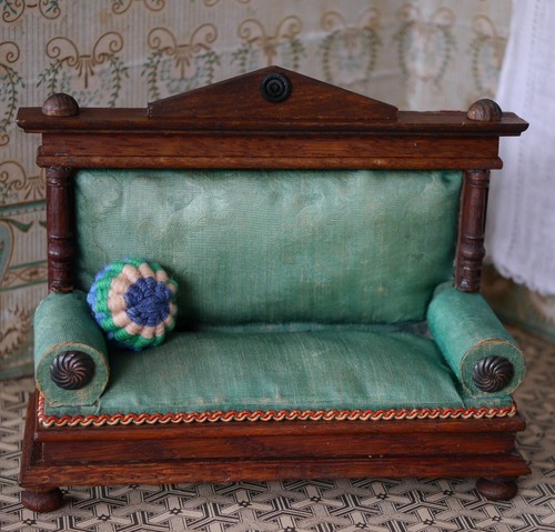 Antikes sofa seidenbezug cm - antikes,