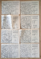 VINTAGE 8 alte Schnittmusterbögen ca. 1920 bis 1930 MODE TRADITION
