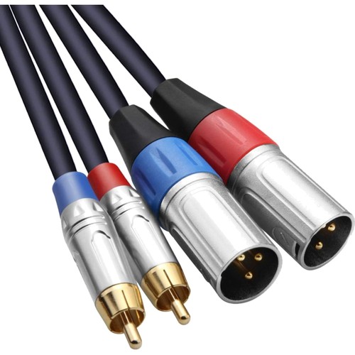 Cinch kabel xlr - 2er, stereo