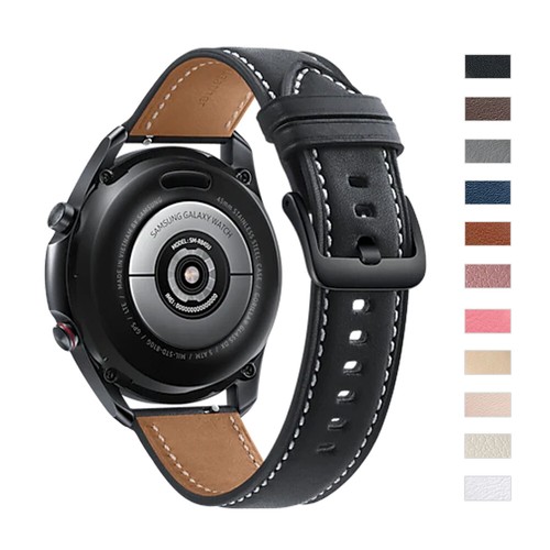 22mm echt leder armband - 22mm,