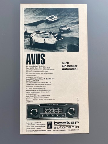 Becker avus autoradio ford - avus,