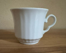 Winterling Röslau Bavaria, Germany, Kaffeetassen, Weiß, Qualitäts-Porzellan