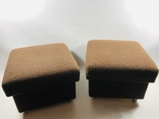 DDR Sitzhocker Set mit Rollen