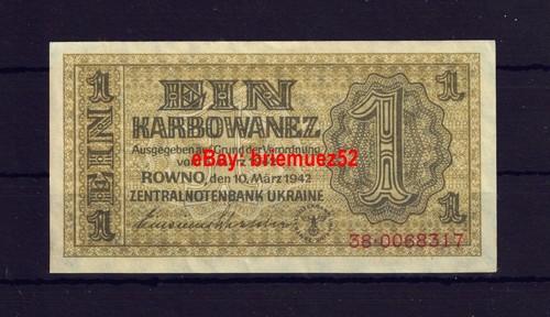 1942 bankfrisch ukraine - ukraine, 1