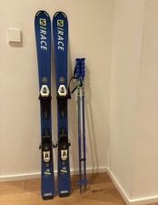 SALOMON S-Race JR Jugend-Ski Länge 120cm inkl. Bindung, Stöcken und Helm