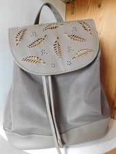 Kleiner Rucksack, Damen, grau