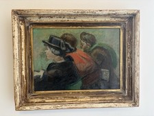 1954 Öl Portrait Gemälde Bei