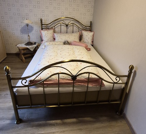 Metallbett gold alt - gold, (alt