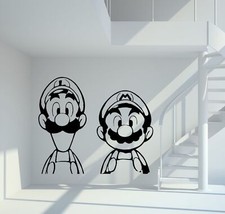 Wandtattoo Mario und Luigi