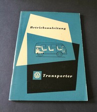 Betriebsanleitung  VW BUS T1 TRANSPORTER  Bulli Bedienungsanleitung  1954