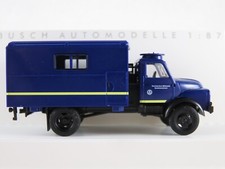 Busch 50816 Hanomag AL 28 MKW (1963) "THW OV Hamburg (D)" in blau 1:87/H0 NEUOVP