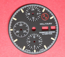 Vintage Orfina Porsche Design 3H black Dial for PVD New for Lemania 5100
