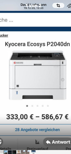Kyocera ecosys p2040dn - kyocera,