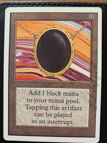 Mtg unlimited mox jet - mtg,