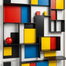 Modernes Bauhaus Poster 3D