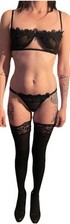 3-teiliges Set Dessous schick