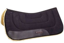 Westernpad anatomisch schwarz