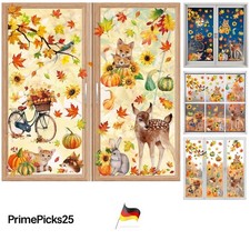 68 Stück Fensterbilder Herbst