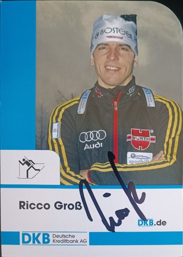 Original autogramm biathlon - autogramm,