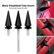 3X Schwarz Windschutzscheibe