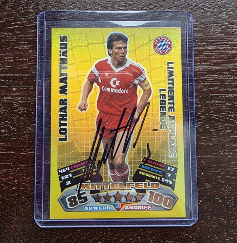 Signiert lothar matthaus l23 - matthaus, #l23