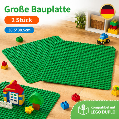 Große bauplatte für duplo - 2x,