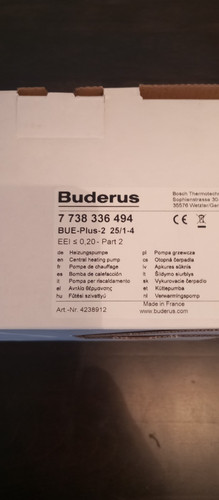Buderus umwälzpumpe für - buderus,