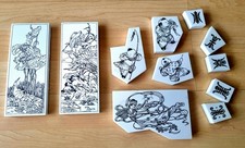 LaBlance-Stempelset 11 Stck. Asia, China, chinesische Schriftzeichen