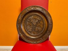 Wandteller Holz Schnitzerei