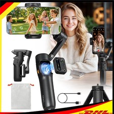 GIMBAL STABILISATOR 360° Drehung Achsen Smartphone für HANDY Stativ STABILIZER