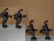 DDR Spielzeug NVA Figuren Effelder Soldaten Konvolut 4 Stück