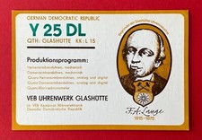 Ddr qsl funk karte 1983 - ddr,