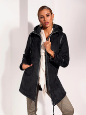 Jacke Schwarz 46 Heine Damen