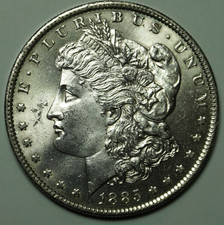 Morgan Dollar 1885 O USA .900