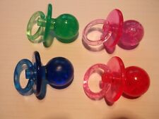 Dekoschnuller - Dekoration - Tischdeko - Kinderparty  10cm  4Stück