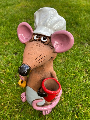 Keramik ratte maus - keramik, koch