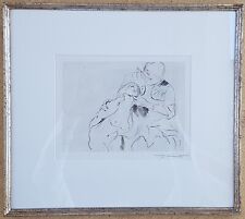 Lovis Corinth, Versöhnung, handsignierte Originalradierung - Auflage: 25 Stück!