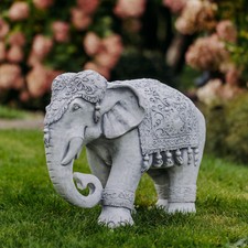 Indischer elefant steinfigur - indischer,