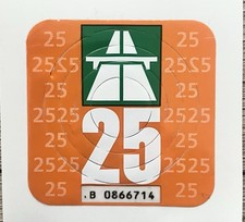 Schweizer Autobahnvignette Autobahn Vignette Schweiz CH 2025 gültig bis 31.01.26