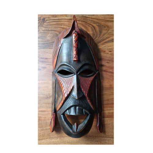 Afrikanische holzmaske - afrikanische,