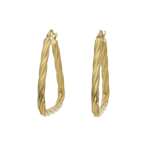 Gold ohringe 750 creolen - gold,