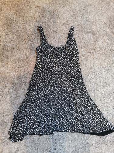 Kleid blumen schwarz - kleid,