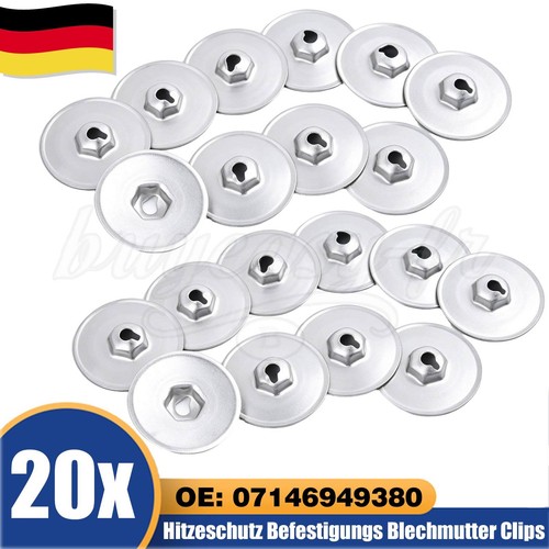 20x befestigungsclips - 20x,