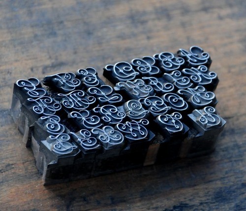 Alphabet bleilettern vintage - alphabet,