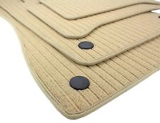 Fußmatten passend für Mercedes E-Klasse W211 S211 Premium RIPS Teppiche Beige