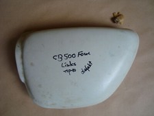 Honda CB 500 Four Seitendeckel Links side cover neu Repro. defekt an Bastler