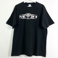 Vintage Masters of Hardcore MOH T-Shirt Gr.XL Herren Techno Schwarz Kurzarm