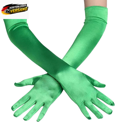 Paar lange handschuhe weiße - 1,