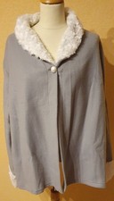 Fleecejacke m.Webpelzkragen