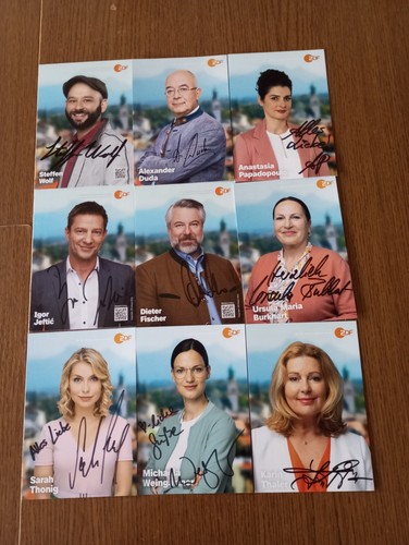 Die rosenheim cops autogramme - cops,